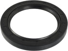 Oil Seal, TC 75mm x 100mm x 12mm Nitrile Rubber Cover Double Lip with Spring for Mechanical Motive Axle Shaft, Black Pack of 1
