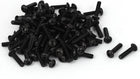 M4 x 16mm Hex Socket Button Head Cap Machine Screws Black 100 Pcs