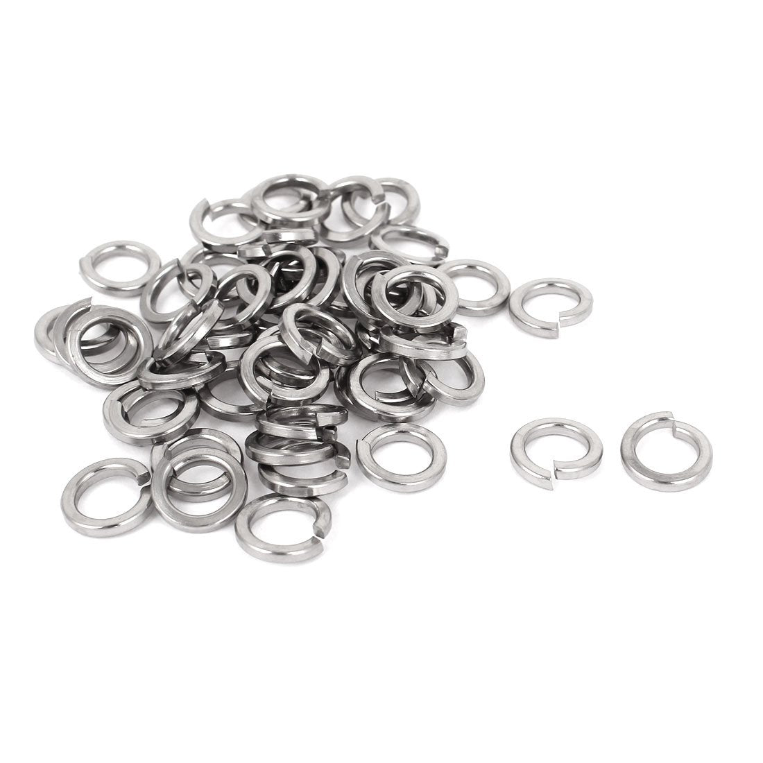 5/16-inch 304 Stainless Steel Split Lock Spring Washer Screw Pad 50pcs