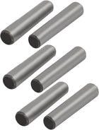 Carbon Steel GB117 25mm Length 5mm Small End Diameter Taper Pin 6pcs