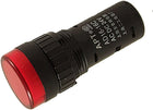 AC DC 24V LED Indicator Signal Lamp AD16-16C Red Light