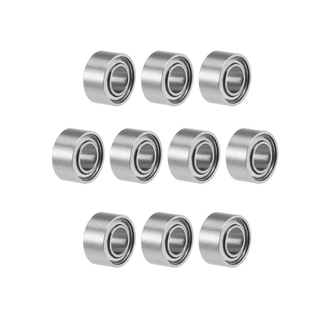 R133ZZ Deep Groove Ball Bearings 3/32" x 3/16" x 3/32" Double Shielded Chrome Steel P6(ABEC3) 10pcs