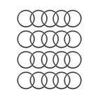 Nitrile Rubber O-Rings, 22mm OD 19mm ID 1.5mm Width, Metric Sealing Gasket, Pack of 20