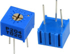 Resistors 200K Ohm Top Adjustment Horizontal Cermet Potentiometer 2 Pcs