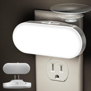 LinkMejor Lâmpada Noturna LED, Lâmpadas Noturnas Plugue em Parede, Sensor Céu ao Sol