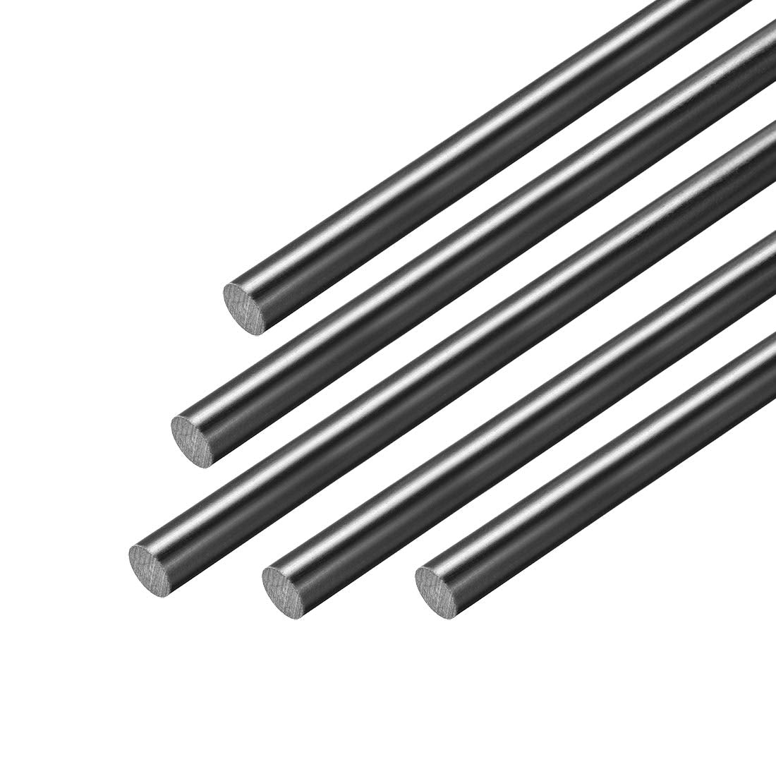 Plastic Round Rod,1/16 inch Dia 20 inch Length,Black FRP Fiberglass Round Rod Engineering Plastic Bar 5pcs