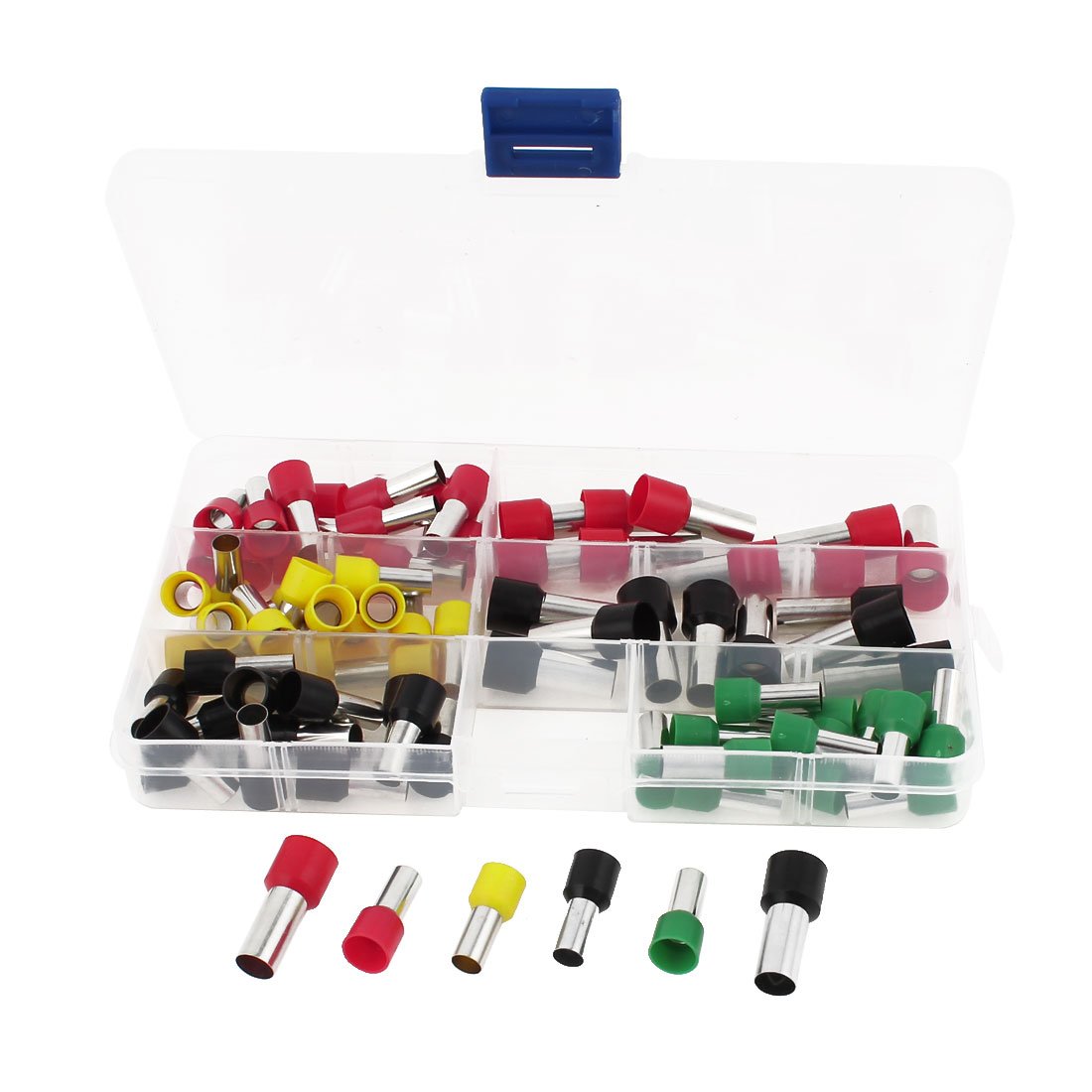 80 x AWG4 AWG5 Wire Crimp Insulated Ferrule Pin Cord End Terminal Set