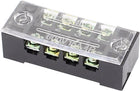 600V 15A 4P 2 Row Electric Barrier Terminal Block Wire Connector Bar