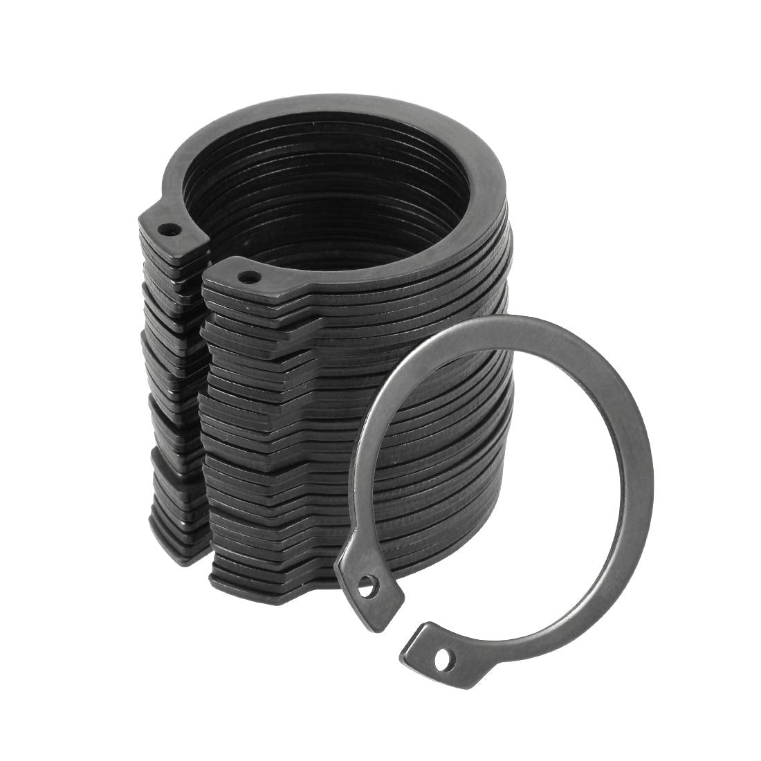 33.5mm External Circlips C-Clip Retaining Shaft Snap Rings 65Mn 30pcs