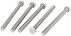 M8 x 85mm A2 Stainless Steel Fully Threaded Hex Head Screw Bolt 5 Pcs