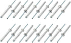 20 Pcs 5mm x 45mm Aluminum/Steel Open End Blind Rivets