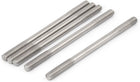 M8 x 130mm Tight Adjustable Push Double End Thread Stud Teeth Rod 5pcs