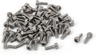 M1.6x5mm 0.35mm Pitch 304 Stainless Steel Hex Socket Head Cap Screw DIN912 50pcs