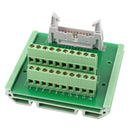 IDC20 20Pin Header Breakout Board Terminal Block PLC Adapter w Frame