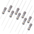100Pcs 100 Ohm Resistor, 1W 5% Tolerance Carbon Film Resistors, 4 Bands for DIY Electronic Projects and Experiments