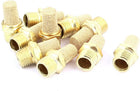 1/4PT Male Thread Pneumatic Muffler Filter Exhaust Brass 10 Pcs