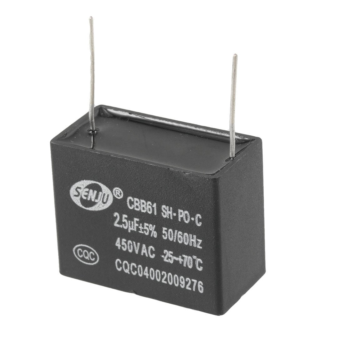 a12072600ux0093 450V AC 2.5uF Polypropylene Film Motor Run Capacitor Uiqcz