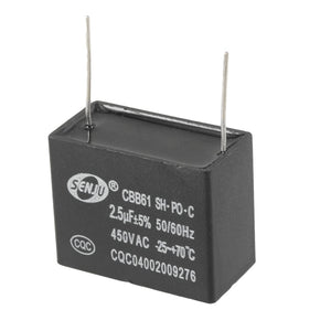 a12072600ux0093 450V AC 2.5uF Polypropylene Film Motor Run Capacitor Uiqcz
