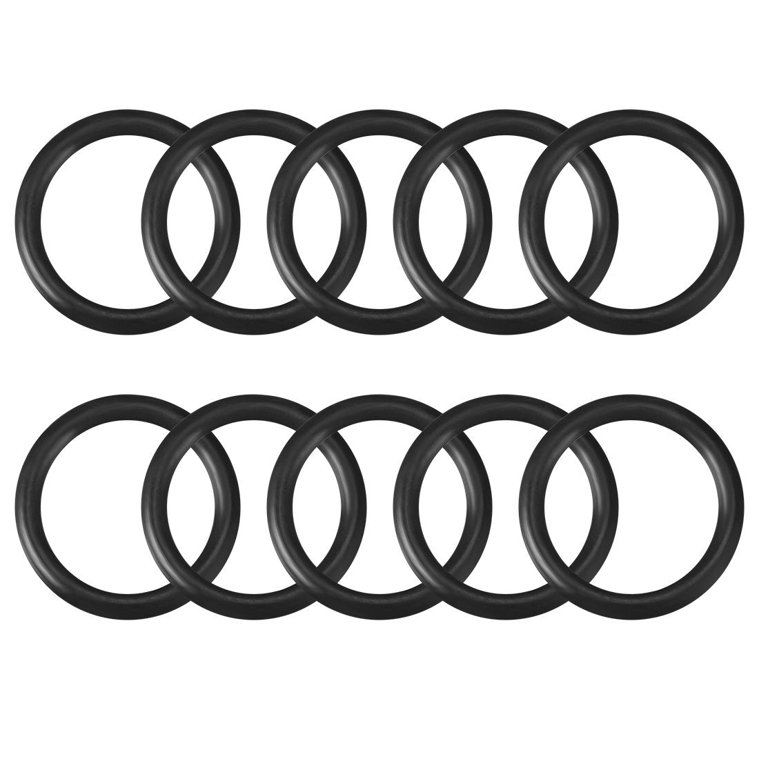Nitrile Rubber O-Rings 16.8mm OD 13.2mm ID 1.8mm Width, Metric Sealing Gasket, Pack of 10