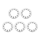 5Pcs 3/4 Internal Tooth Lock Washer, 304 Stainless Steel Multi-Tooth Star Washer Locking Fastener, Silver Tone