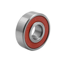6201RS Deep Groove Ball Bearing Rubber Sealed Shielded Universal 32x 12 x 10mm Replacement Red Silver Tone