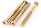 M8x90mm Threaded Hexagon Socket Head Cap Screws Bolts Bronze Tone 4pcs