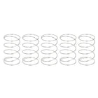 5Pcs Compression Springs, 0.4mm Wire Diameter x 12mm OD x 20mm Length 304 Stainless Steel Extension Spring Ballpoint Pen Pressure Springs for Shop Home Repairs, Silver