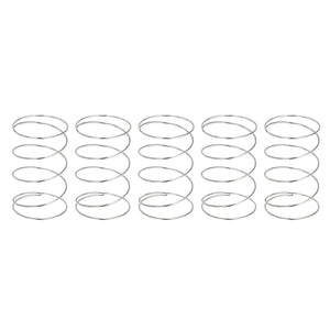 5Pcs Compression Springs, 0.4mm Wire Diameter x 12mm OD x 20mm Length 304 Stainless Steel Extension Spring Ballpoint Pen Pressure Springs for Shop Home Repairs, Silver