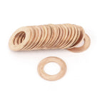 20PCS 24mmOD 14mmID 1.5mm Thick Copper Flat Washer Oil Brake Line Seal