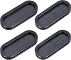 Wire Protector Oil Resistant Armature Oval Rubber Grommets 30x80mm Mounting Dia 4Pcs