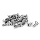 M4x12mm 316 Stainless Steel Flat Head Hex Socket Cap Screw Bolt Fastener 20pcs