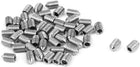 M3 x 5mm Cone Point Hex Socket Set Grub Screw Silver Tone 50 Pcs