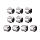 Needle Roller Bearings, 10mm Bore 14mm OD 12mm Width, Chrome Steel Needles Steel Cage One Way Clutch Bearing 10pcs