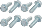 8Pcs 5/16-18 x 1 Inch Thread Carbon Steel Hex Serrated Head Flange Screw Bolt
