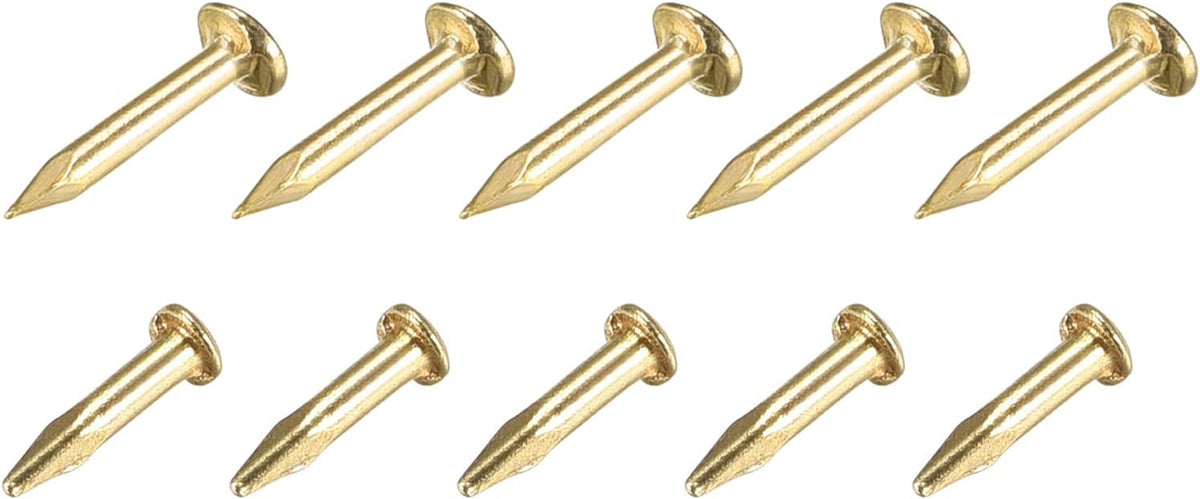 Small Tiny Nails 1X8mm 500pcs, 1.2x6mm 300pcs for DIY Decorative Wooden Boxes