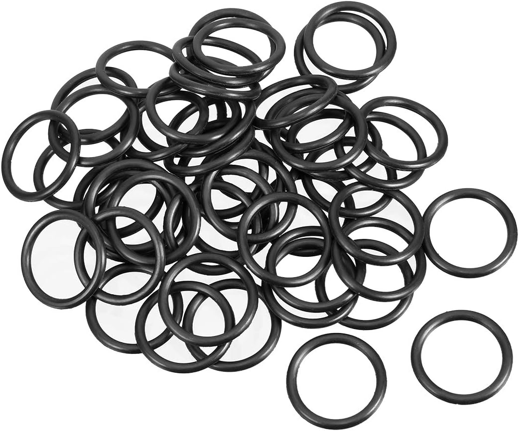 Nitrile Rubber O-Rings 24mm OD 19.2mm ID 2.4mm Width, Metric Sealing Gasket, Pack of 50
