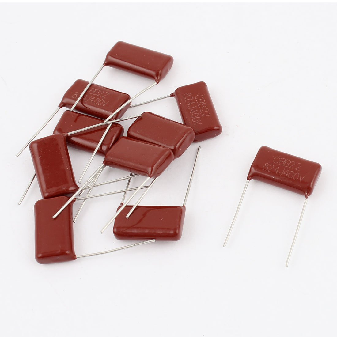 a14101000ux0399 10 Piece 824J 400V 0.82uF 820NF 20 mm Pitch Metallized Polyester Film Capacitor