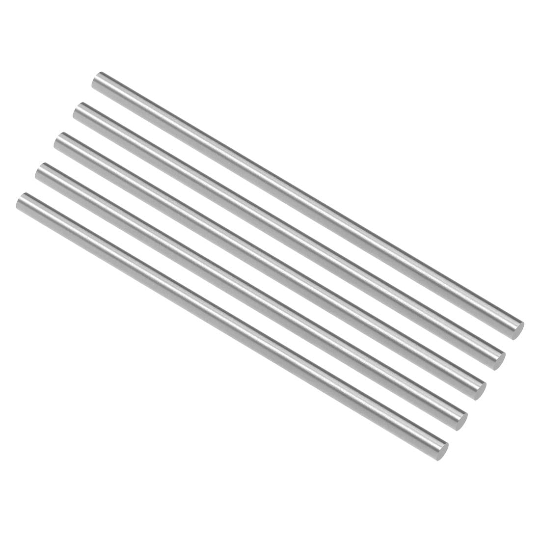 Round Steel Rod, 3.9mm HSS Lathe Bar Stock Tool 100mm Long, for Shaft Gear Drill Lathes Boring Machine Turning Miniature Axle, Cylindrical Pin DIY Craft Tool, 5pcs