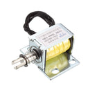 DC Push Pull Type Solenoid Electromagnet, DC6V 18W 0.8N 10mm, Open Frame Type, Linear Motion