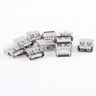 Single Port USB Female Type A 4-Pin DIP Right Angle Jack Socket, 10 Pieces