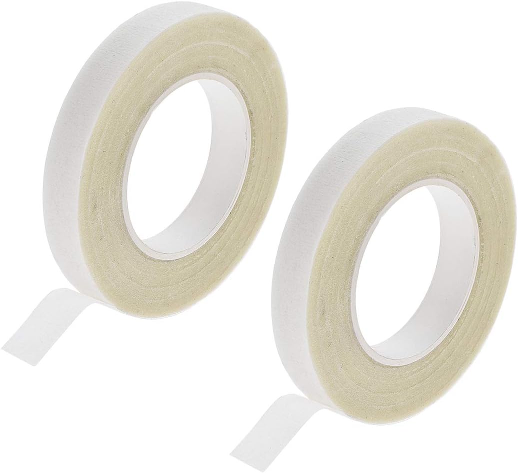 LinkMejor 2 Roll 1/2-inch Wide 30Yard White Floral Tape Flower Adhesives Floral Arrangement Kits