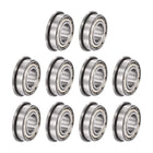 F688Z Flanged Ball Bearing 8mmx16mmx5mm Double Metal Shielded (GCr15) Chrome Steel Bearings 10pcs