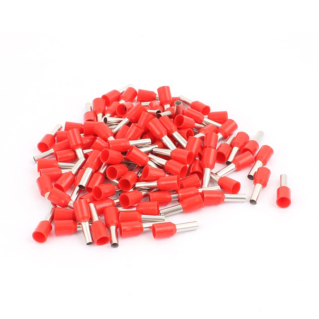E4009 12 AWG Insulated Wire Ferrules Cord End Terminals with 102 Piece, Red
