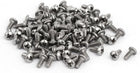 4#-40x1/4-inch 304 Stainless Steel Phillips Pan Head Machine Screw Bolt 100pcs