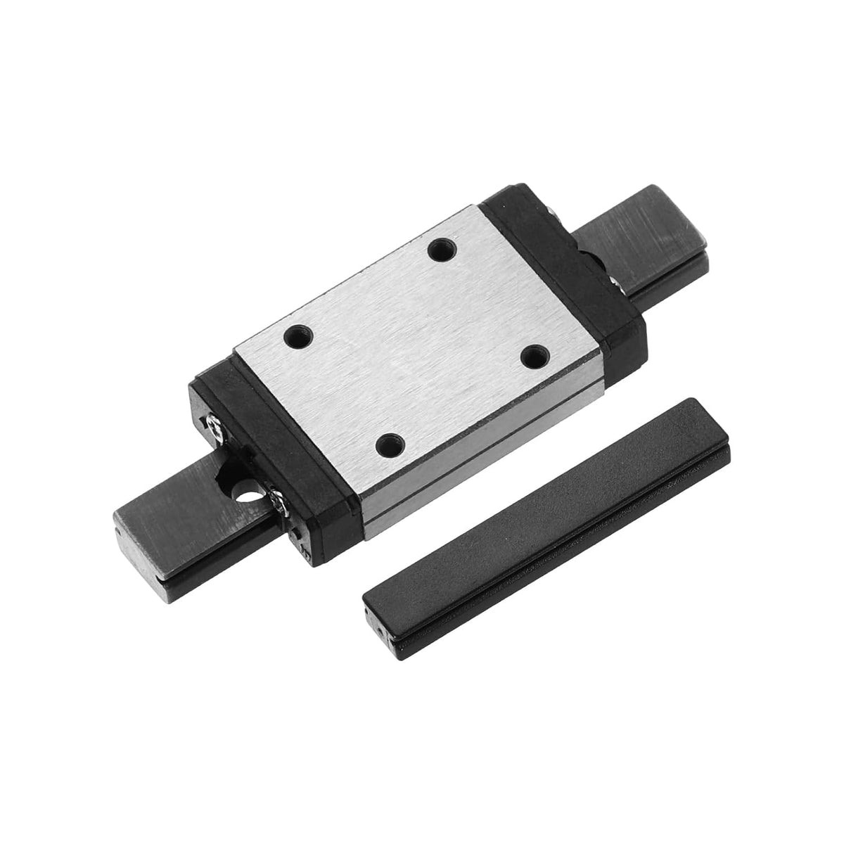 MGN7 50mm Linear Sliding Rail Guide with MGN7H Sliding Carriage Block and Mini Guide, Linear Motion Guideway for Mini Engraving CNC Machine 3D Printer, Black
