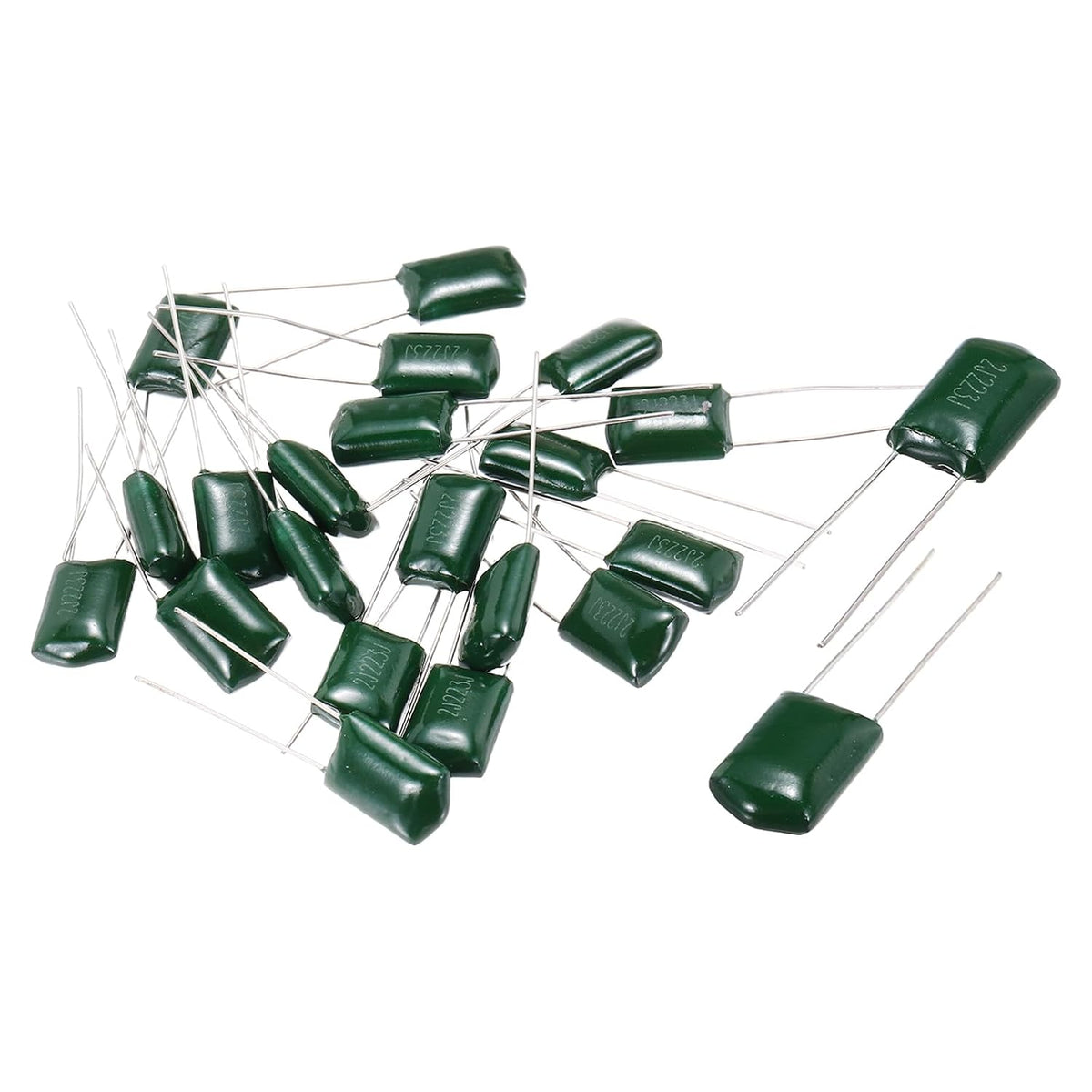 20Pcs CBB22 630V 223J 5% Tolerance Through Hole Metallized Polypropylene Film Capacitors