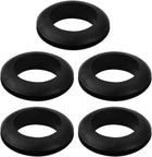 5pcs Wire Protective Grommets Black Rubber 30mm Double Sided Grommet