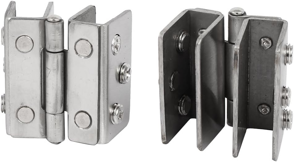 8-10mm paksuinen säädettävä lasiovi kaksinkertainen leuka puristusliitos 2PCS