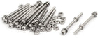M3x40mm 304 Stainless Steel Phillips Pan Head Bolt Screw Nut w Washer 18 Sets