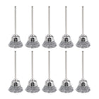 Mini Wire Cup Brush Crimped Steel 20 X 9mm with 2.35mm Shank 10 Pcs